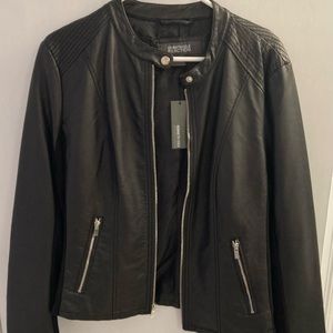 NWT Kenneth Cole Reaction Faux Leather Jacket XL